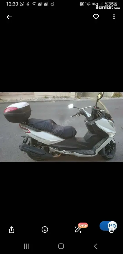 2013 SYM Joymax 250i benzinli otomatik motosiklet - Fotoğraf 1