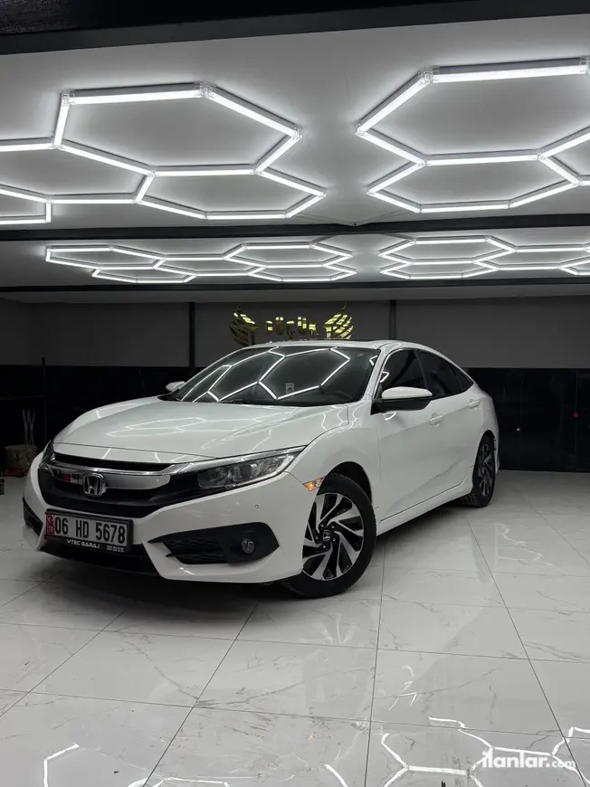 2016 Honda Civic 1.6 i-VTEC benzinli otomatik otomobil - Fotoğraf 1