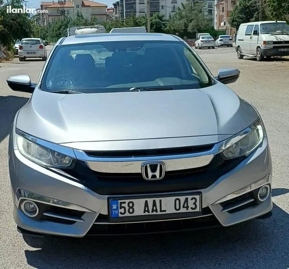 2018 Honda Civic 1.6 i-VTEC benzin & LPG otomatik otomobil - Fotoğraf 1