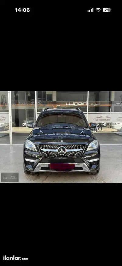 2012 Mercedes - Benz ML 350 AMG dizel otomatik arazi, SUV, Pick-up - Fotoğraf 1