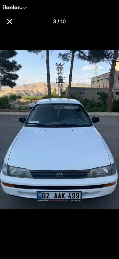 1998 Toyota Corolla 1.3 benzin & LPG manuel otomobil - Fotoğraf 1
