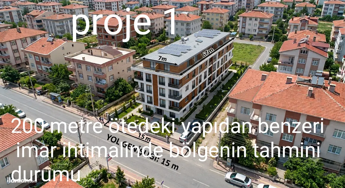 Ankara Akyurt Teberik Mahallesi 925 m² satılık bağ & Bahçe arsa - Fotoğraf 1