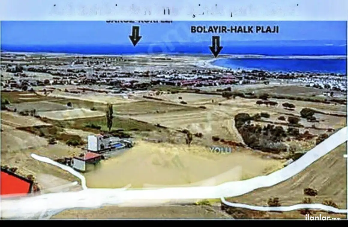 Çanakkale Gelibolu Bolayır, Gazisüleymanpaşa Mahallesi 1.430 m² satılık ticari + Konut arsa - Fotoğraf 1