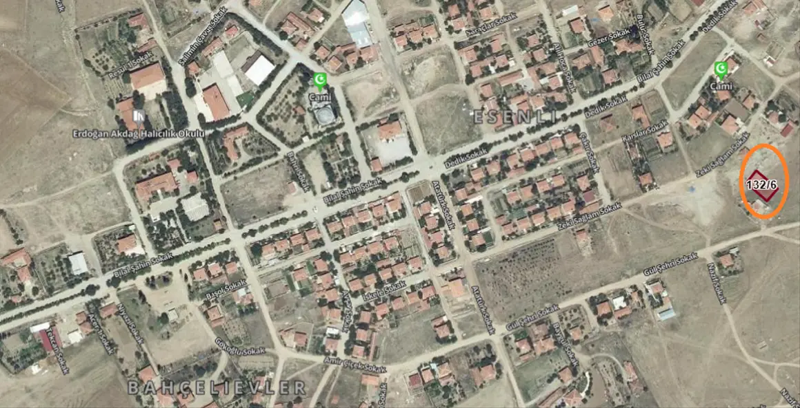 Yozgat Merkez Esenli, Bahçelievler Mahallesi 546 m² satılık konut arsa - Fotoğraf 1
