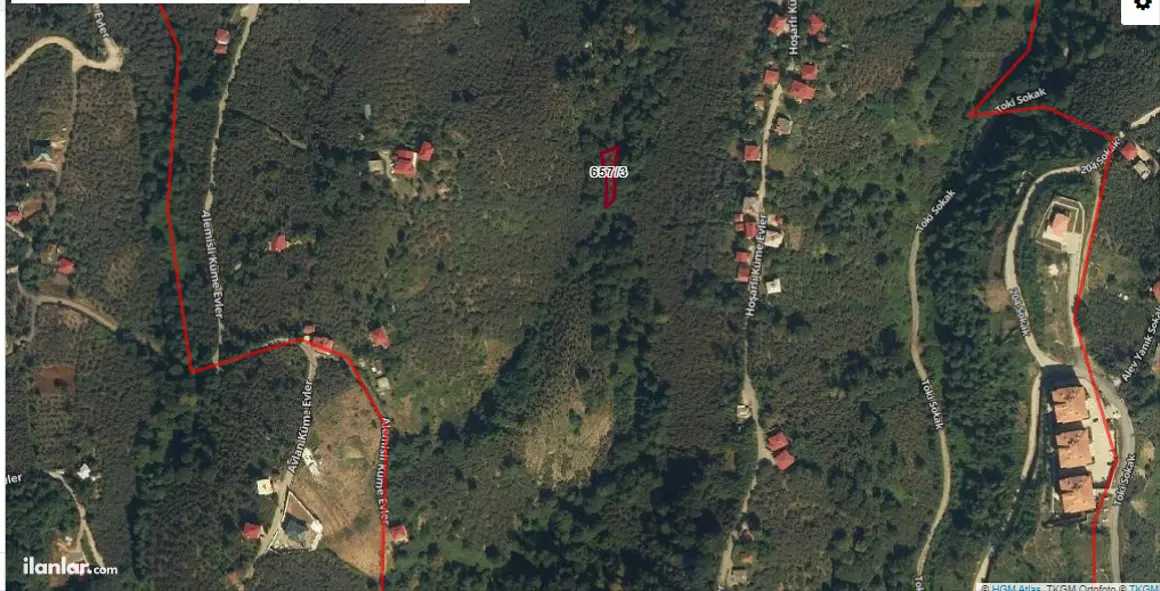 Trabzon Vakfıkebir Cumhuriyet Mahallesi 350 m² satılık konut arsa - Fotoğraf 1