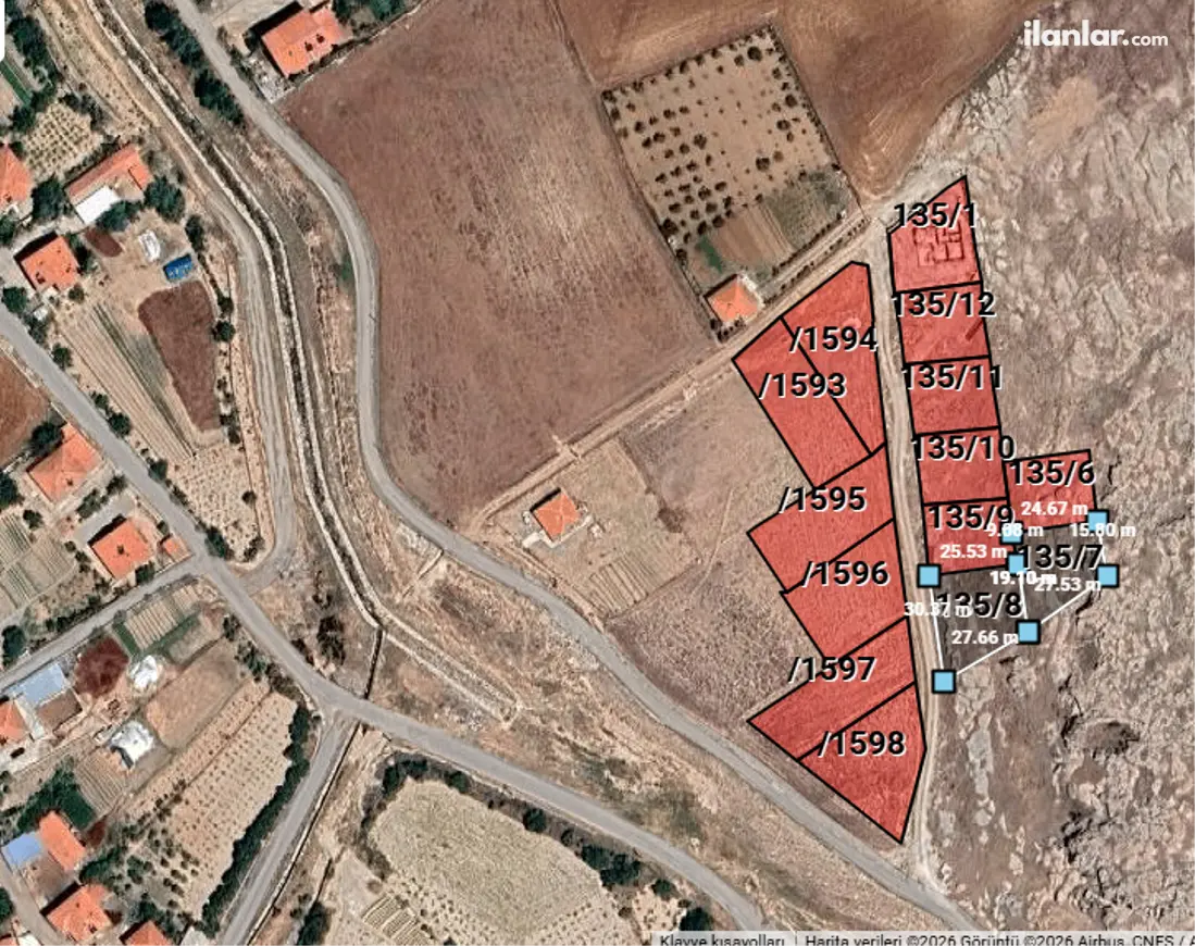 Aksaray Merkez Sevinçli, Fatih Mahallesi 606 m² satılık villa arsa - Fotoğraf 1