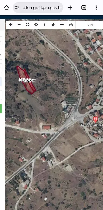 Konya Derebucak Gencek Mahallesi 2.350 m² satılık bağ & Bahçe arsa - Fotoğraf 1