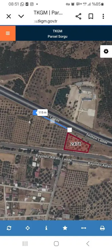 İzmir Torbalı Arslanlar Mahallesi 2.647 m² satılık arazi arsa - Fotoğraf 1