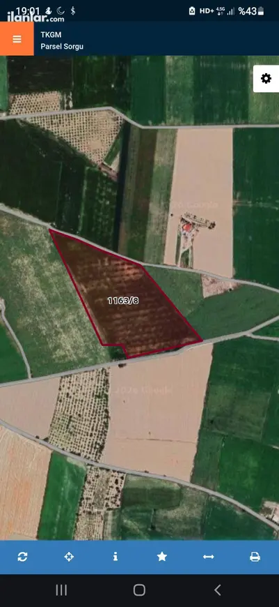 Kayseri Yeşilhisar Mahmudiye Mahallesi 17.000 m² satılık tarla arsa - Fotoğraf 1
