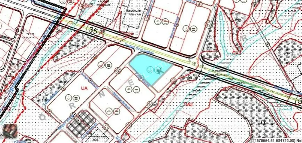 Tekirdağ Çerkezköy Cumhuriyet Mahallesi 246 m² satılık konut arsa - Fotoğraf 1