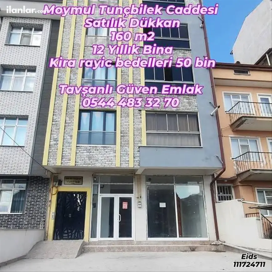 Kütahya Tavşanlı Moymul Mahallesi 160 m² satılık dükkan & Mağaza - Fotoğraf 1