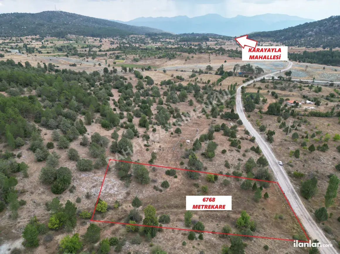 Denizli Kale Karayayla Mahallesi 6.768 m² satılık tarla arsa - Fotoğraf 1