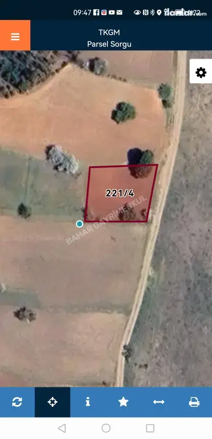 Denizli Acıpayam Karaismailler Mahallesi 551 m² satılık tarla arsa - Fotoğraf 1