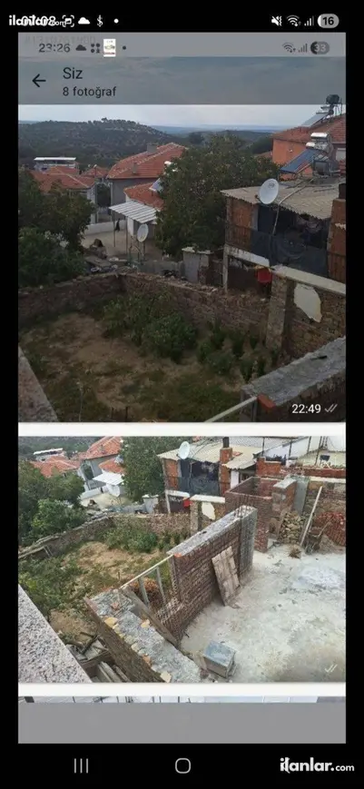 Balıkesir Gömeç Hacıhüseyinler Mahallesi 188 m² satılık konut arsa - Fotoğraf 1