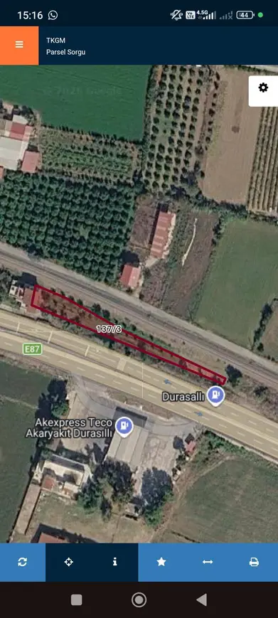 Aydın Nazilli Durasıllı Mahallesi 975 m² satılık bağ & Bahçe arsa - Fotoğraf 1