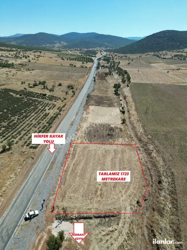 Denizli Tavas Garipköy Mahallesi 1.723 m² satılık tarla arsa - Fotoğraf 1