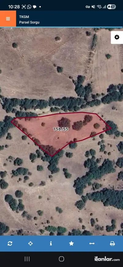Balıkesir Dursunbey Aşağımusalar Mahallesi 5.038 m² satılık tarla arsa - Fotoğraf 1