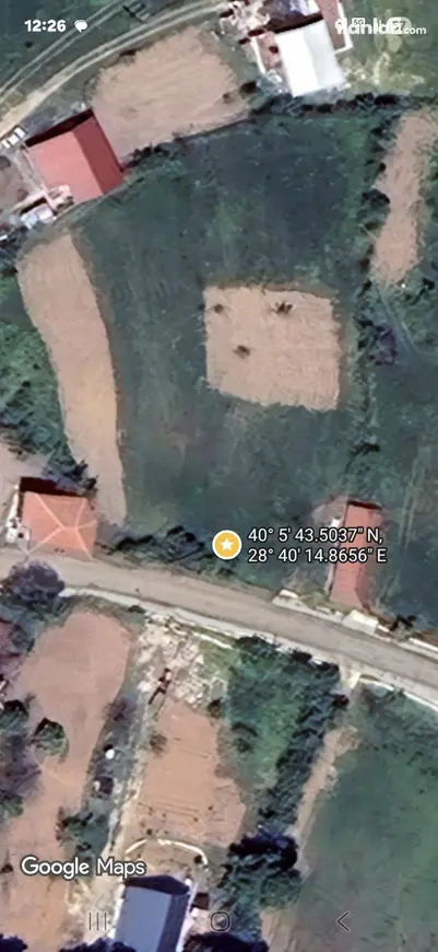 Bursa Mustafakemalpaşa Doğanalan Mahallesi 507 m² satılık bağ & Bahçe arsa - Fotoğraf 1