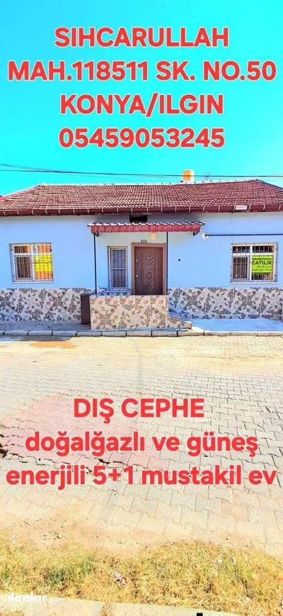 Konya Ilgın Şıhcarullah Mahallesi 4+1 138 m² satılık müstakil Ev - Fotoğraf 1