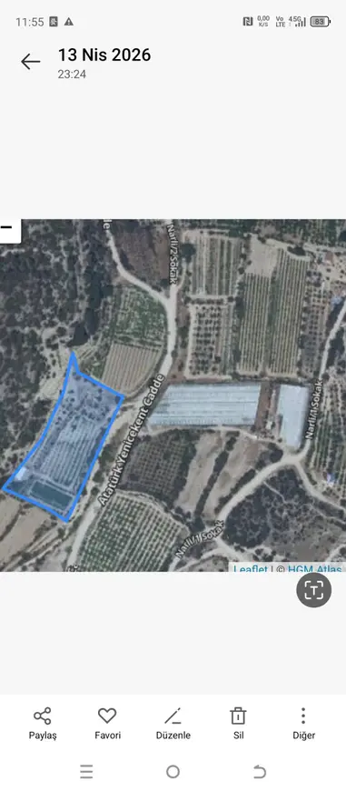 Denizli Buldan Yenicekent Mahallesi 3.369 m² satılık bağ & Bahçe arsa - Fotoğraf 1