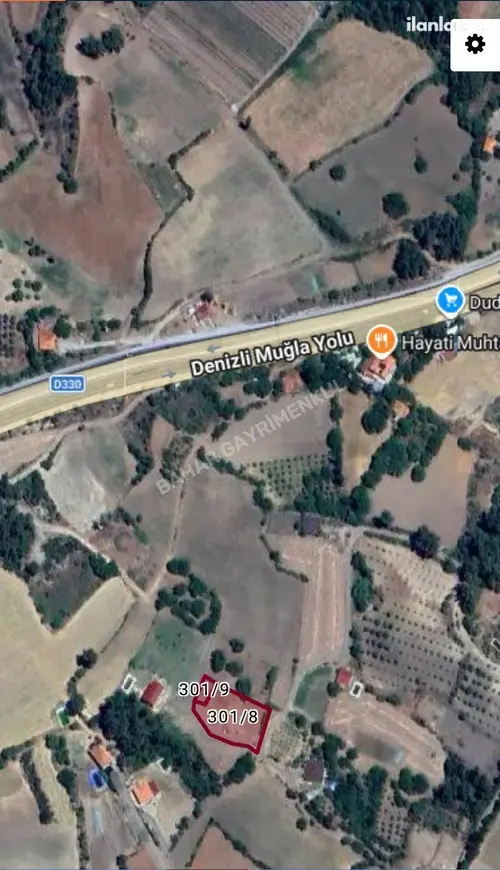Denizli Kale Cevherpaşa Mahallesi 1.752 m² satılık tarla arsa - Fotoğraf 1