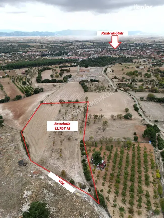 Denizli Tavas Kızılcabölük Mahallesi 12.707 m² satılık tarla arsa - Fotoğraf 1