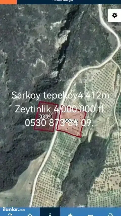 Tekirdağ Şarköy Tepeköy Mahallesi 4.500 m² satılık bağ & Bahçe arsa - Fotoğraf 1