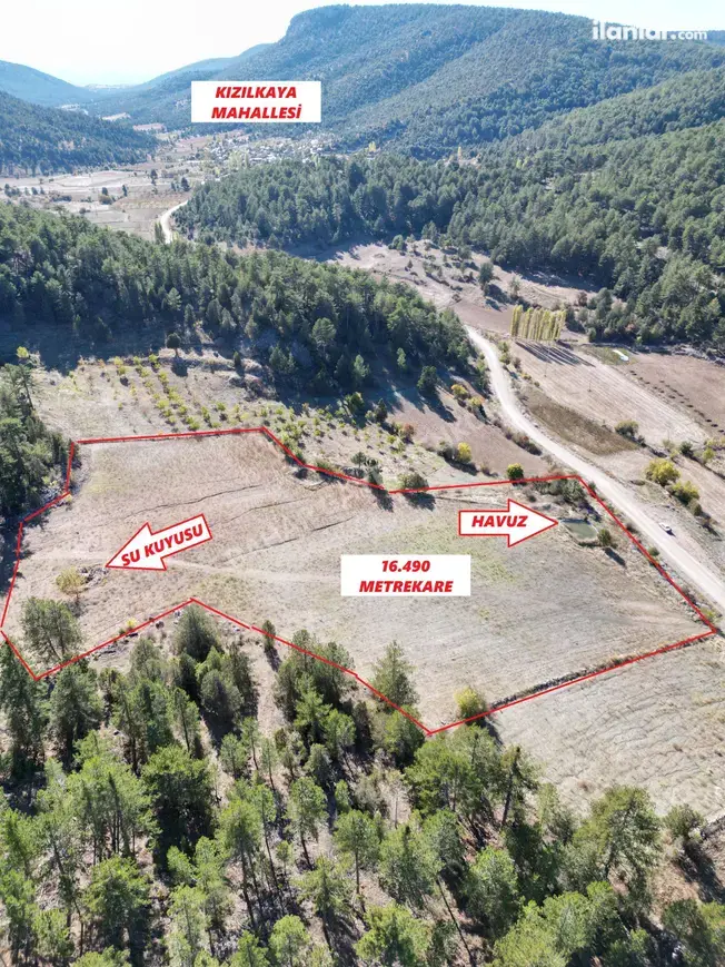 Denizli Kale Karayayla Mahallesi 16.490 m² satılık tarla arsa - Fotoğraf 1