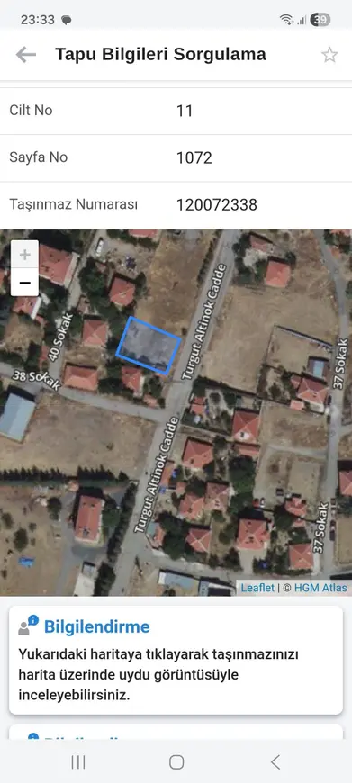 Ankara Bala Kartaltepe Mahallesi 530 m² satılık konut arsa - Fotoğraf 1