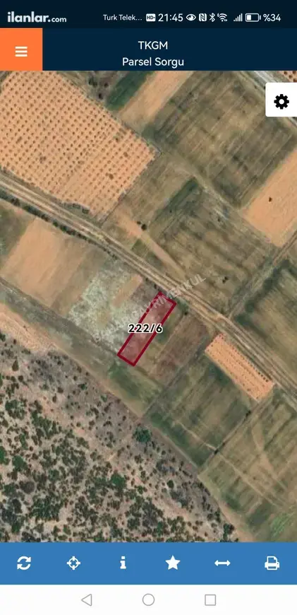 Denizli Tavas Garipköy Mahallesi 1.699 m² satılık tarla arsa - Fotoğraf 1