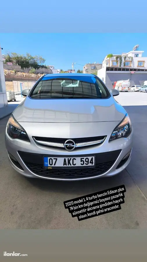 2020 Opel Astra 1.4 T benzinli otomatik otomobil - Fotoğraf 1