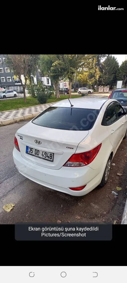 2015 Hyundai Accent Blue 1.6 CRDI dizel otomatik otomobil - Fotoğraf 3