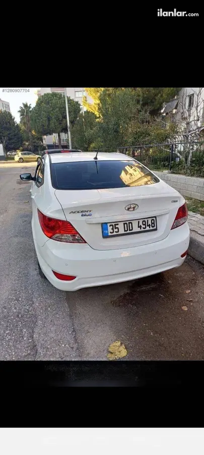 2015 Hyundai Accent Blue 1.6 CRDI dizel otomatik otomobil - Fotoğraf 2