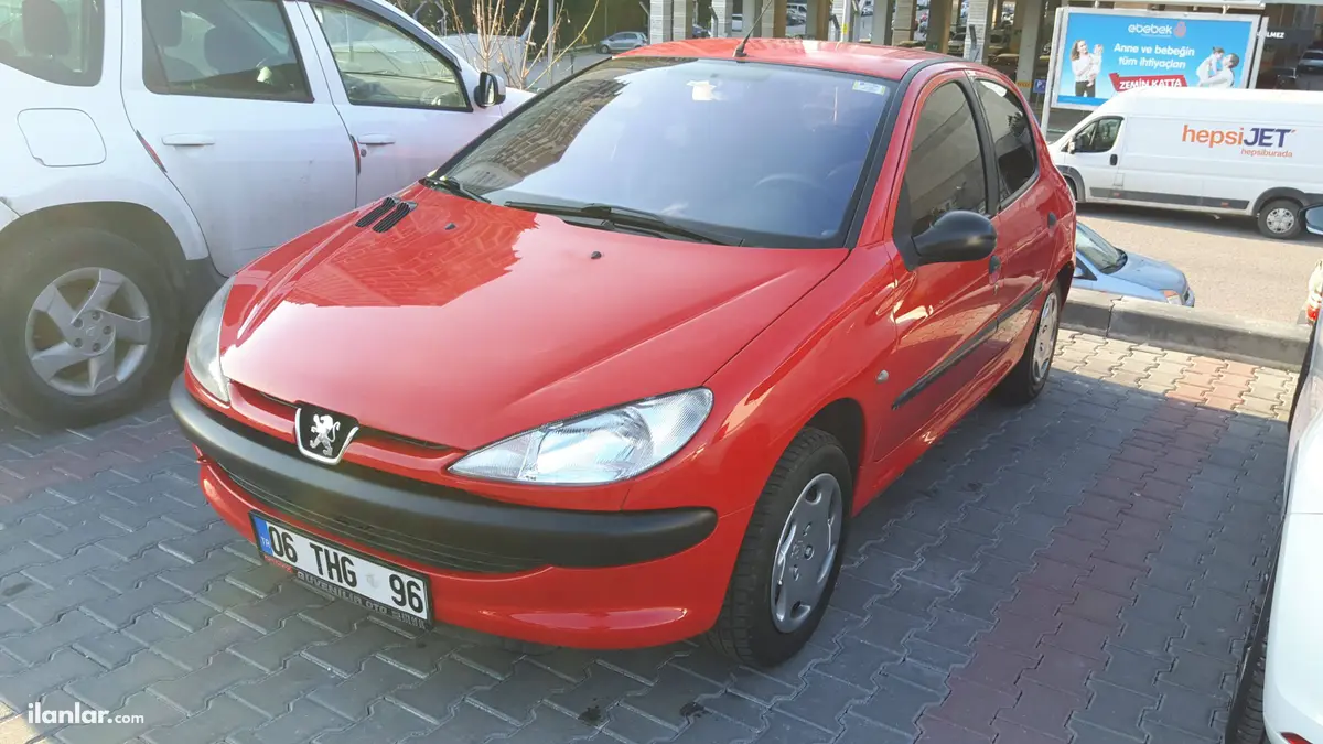 2002 Peugeot 206 1.4 benzinli manuel otomobil - Fotoğraf 1