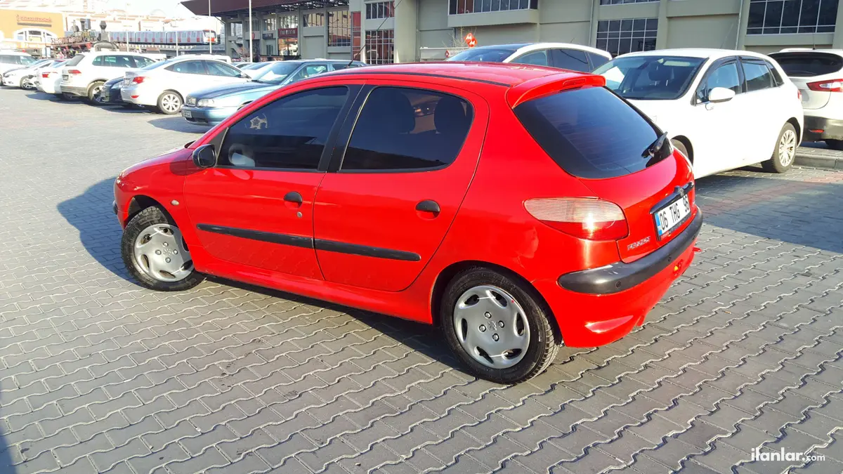 2002 Peugeot 206 1.4 benzinli manuel otomobil - Fotoğraf 3