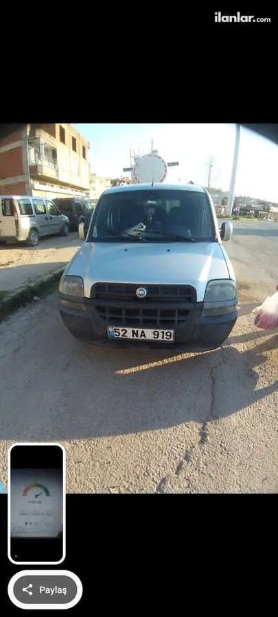 2005 Fiat Doblo Doblo Cargo dizel manuel minivan & Panelvan - Fotoğraf 2