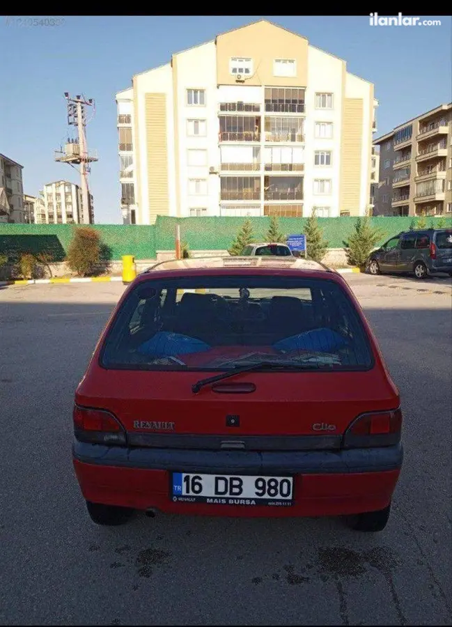 1998 Renault Clio 1.4 benzinli manuel otomobil - Fotoğraf 2