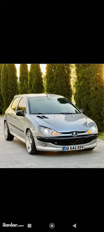 2001 Peugeot 206 1.6 benzinli manuel otomobil - Fotoğraf 1