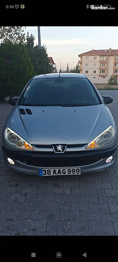 2001 Peugeot 206 1.6 benzinli manuel otomobil - Fotoğraf 3