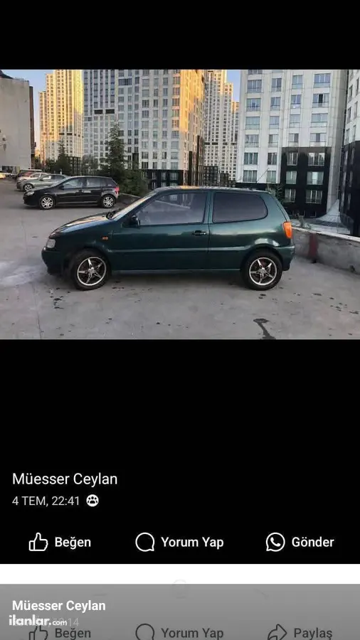 1998 Volkswagen Polo 1.4 benzinli manuel otomobil - Fotoğraf 3