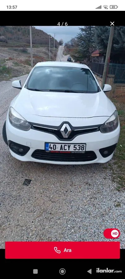 2015 Renault Fluence 1.5 dCi dizel yarı Otomatik otomobil - Fotoğraf 1
