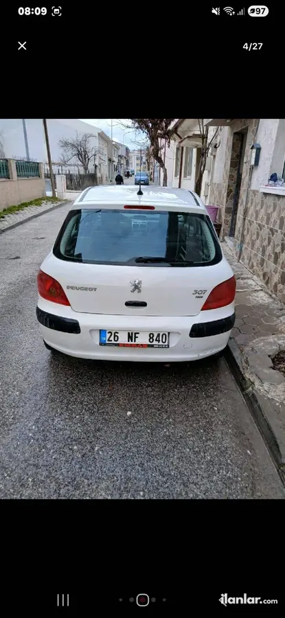2004 Peugeot 307 1.4 HDi dizel manuel otomobil - Fotoğraf 1