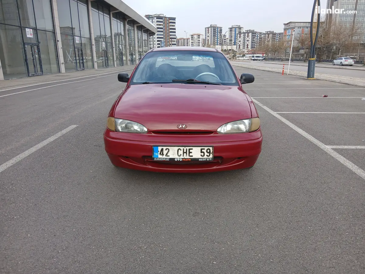 1997 Hyundai Accent 1.3 lPG manuel otomobil - Fotoğraf 1