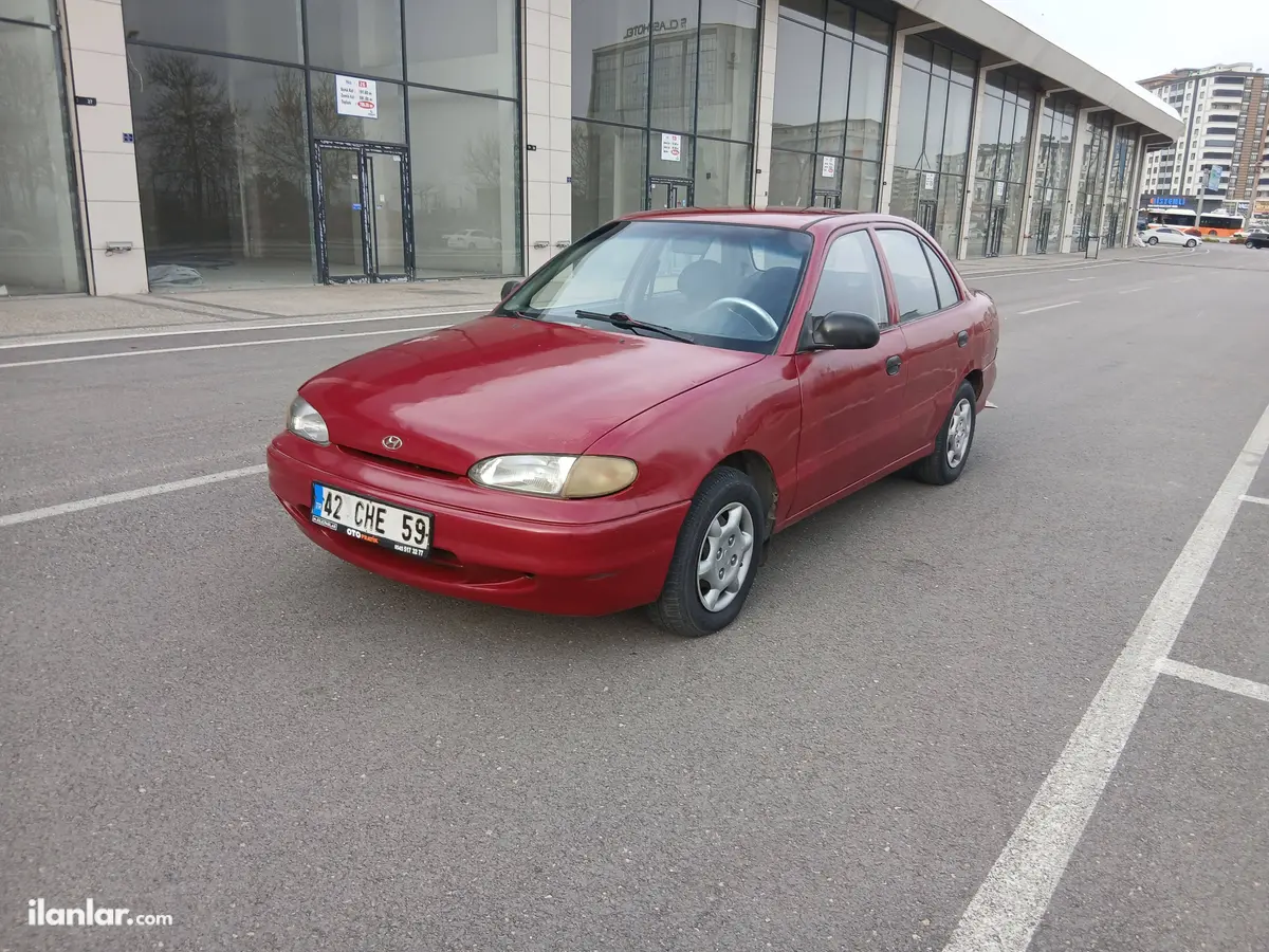 1997 Hyundai Accent 1.3 lPG manuel otomobil - Fotoğraf 2