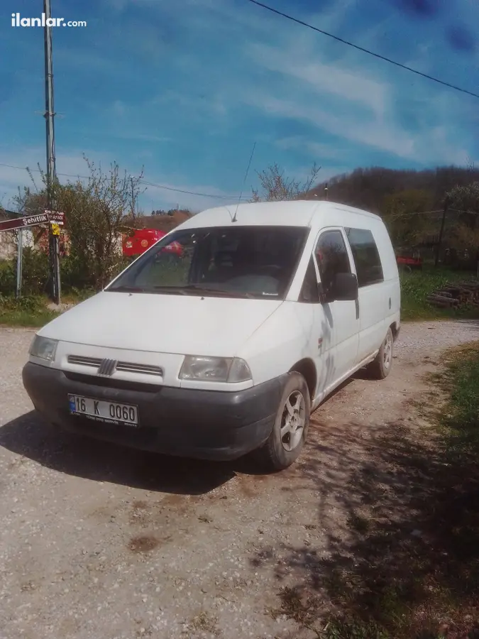 1998 Fiat Scudo 1.9 TD EL Van dizel manuel minivan & Panelvan - Fotoğraf 1