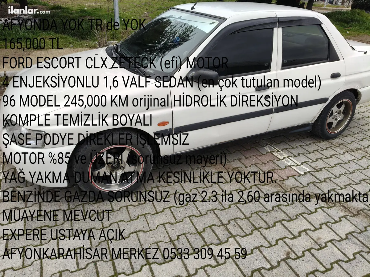 1996 Ford Escort 1.6 benzinli manuel otomobil - Fotoğraf 2