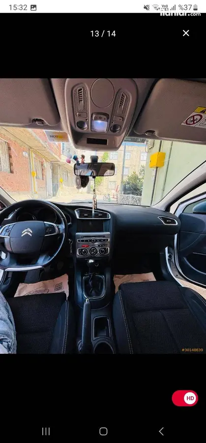 2015 Citroen C4 1.6 HDi dizel manuel otomobil - Fotoğraf 2