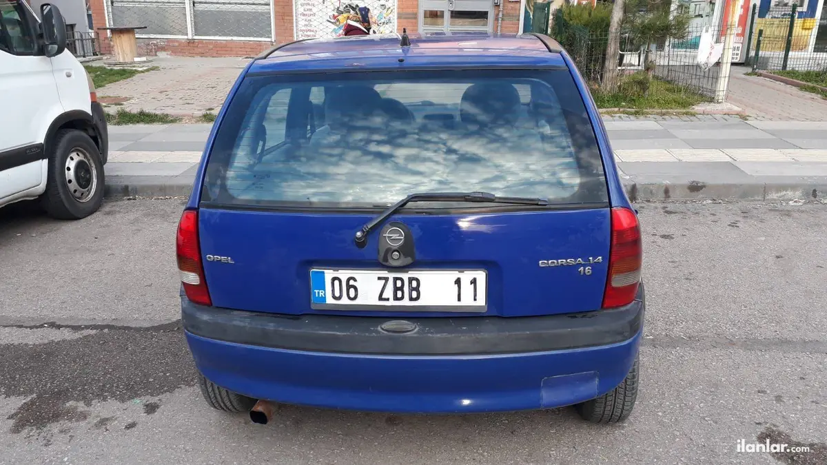 1998 Opel Corsa 1.4 lPG manuel otomobil - Fotoğraf 3