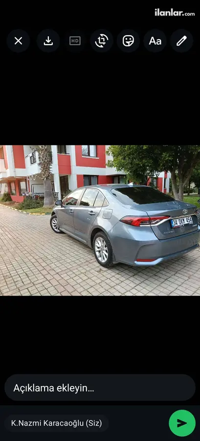 2020 Toyota Corolla 1.8 Hybrid hibrit otomatik otomobil - Fotoğraf 3