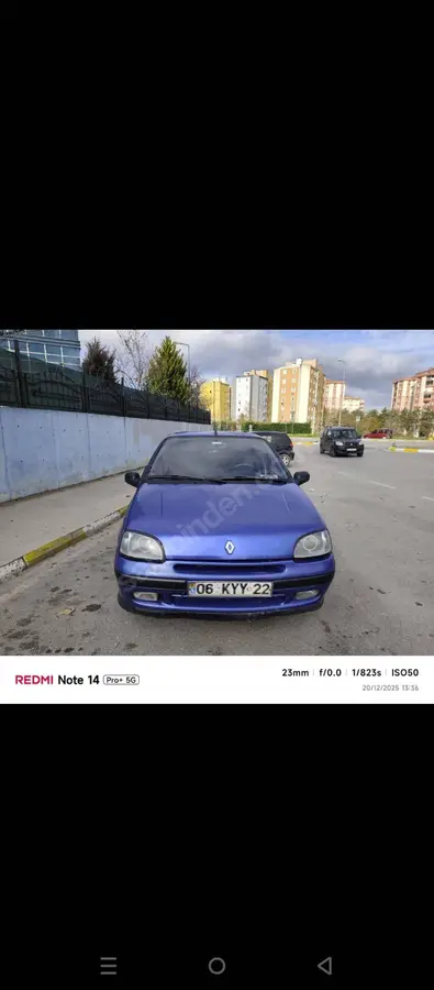 1998 Renault Clio 1.4 benzinli manuel otomobil - Fotoğraf 3